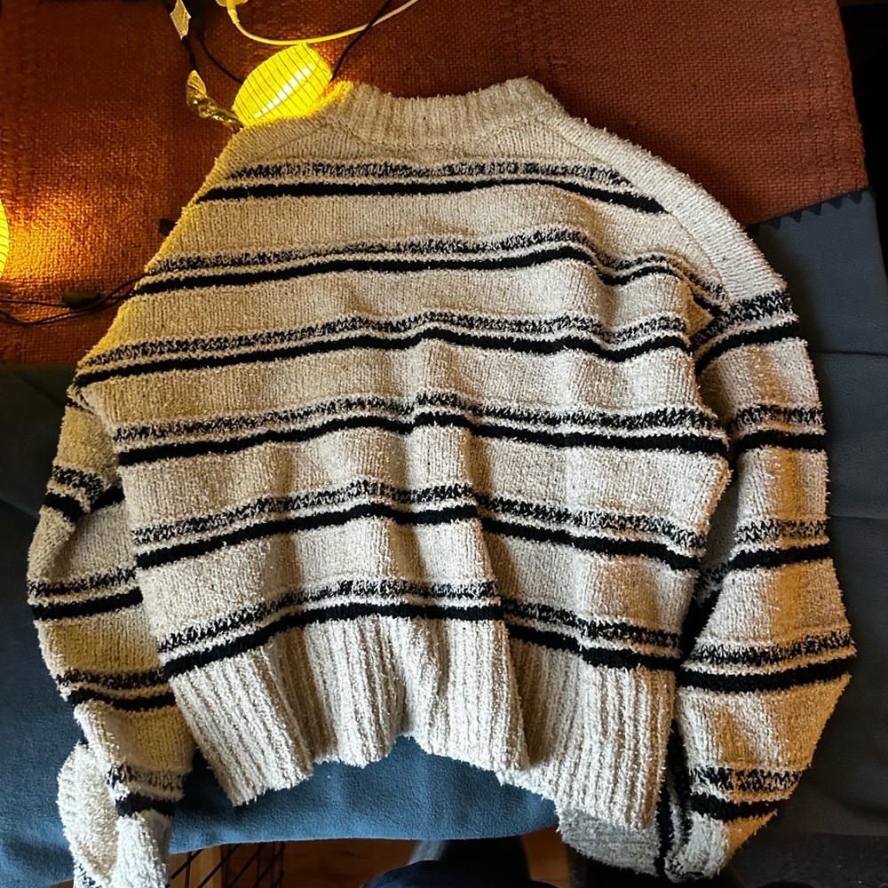 Madewell Eyelash-Yarn Crewneck Sweater Medium NWOT